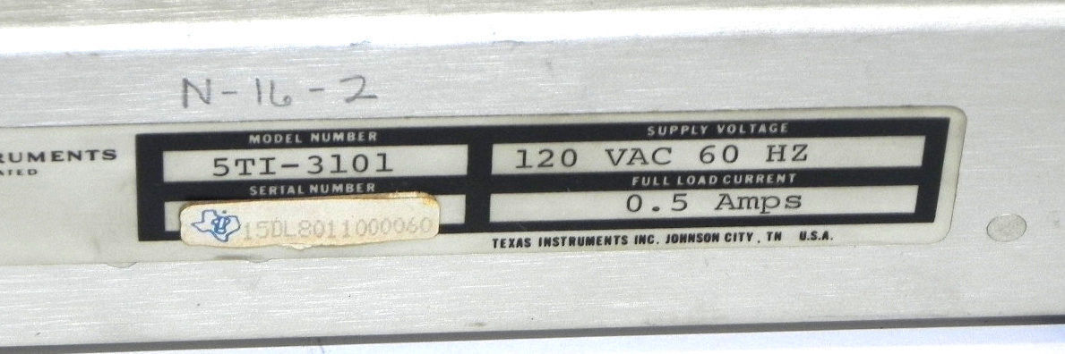 TEXAS INSTRUMENTS 5TI-3101 COMPUTER TERMINAL LINK 5TI3101