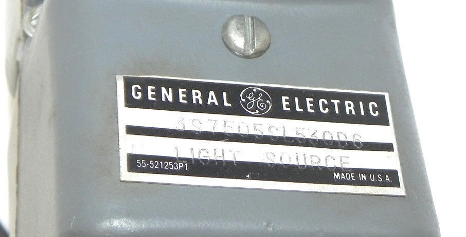 GENERAL ELECTRIC 3S7505SL530D6 PHOTOELECTRIC LIGHT SOURCE