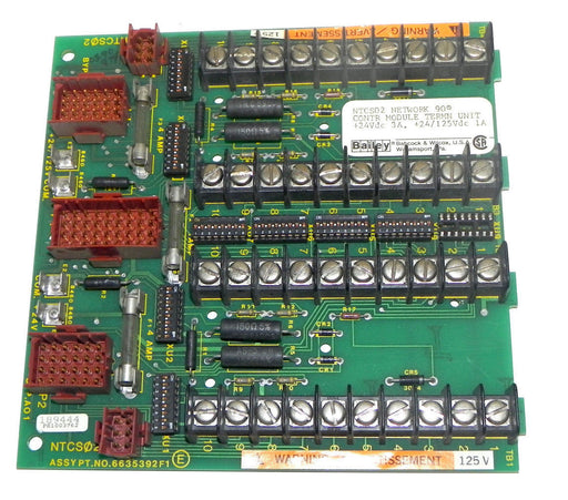 BAILEY NTCS02 NETWORK 90 CONTROL MODULE TERMINAL UNIT 3AMP 24VDC 6635392F1