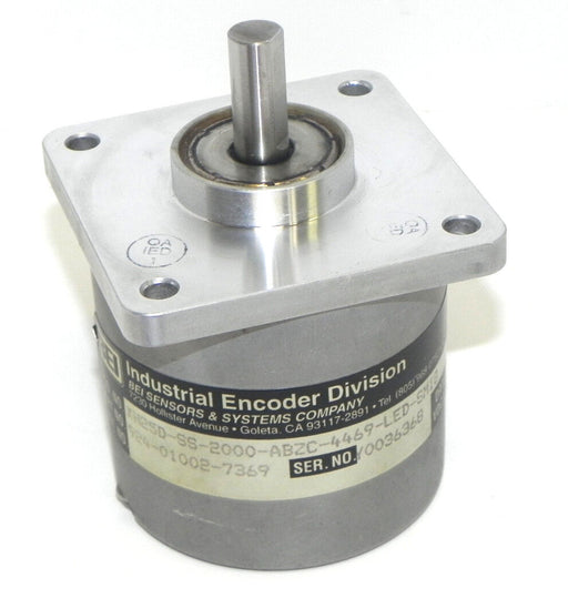 BEI XH25D-SS-2000-ABZC-4469-LED-SM18 ENCODER P/N: 924010027369, VDC: 5-15