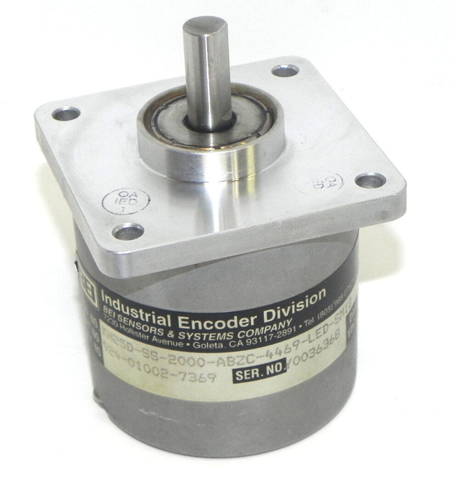 BEI XH25D-SS-2000-ABZC-4469-LED-SM18 ENCODER P/N: 924010027369, VDC: 5-15