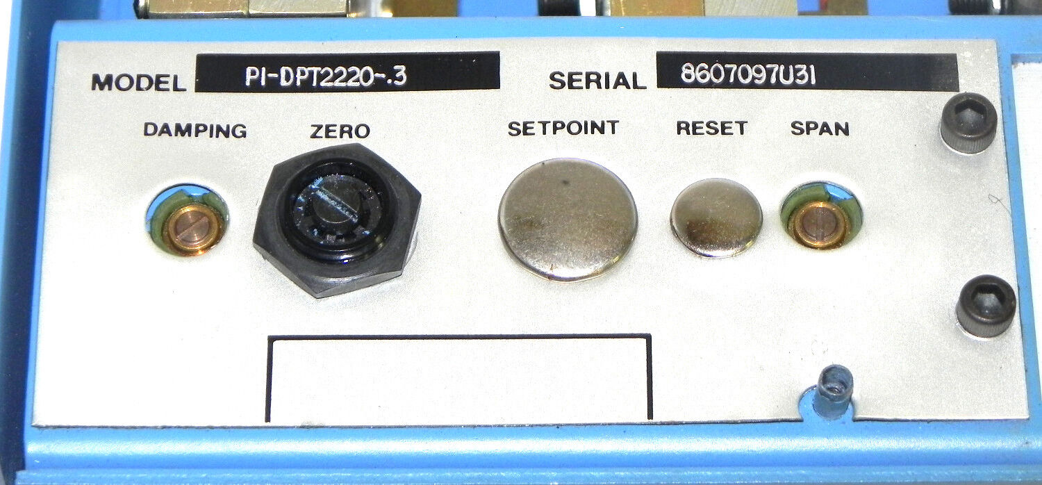 BRANDT PI-DPT2220-.3 PRESSURE TRANSMITTER DIFFERENTIAL PIDPT22203