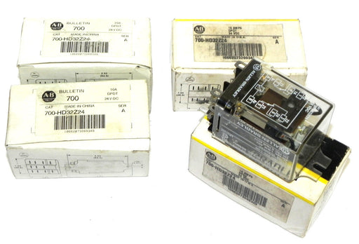 LOT OF 4 NIB ALLEN BRADLEY 700-HD32Z24 RELAYS 700HD32Z24 SERIES A