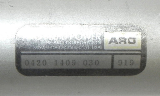 ARO FLUID POWER 0420 1409 030 CYLINDER 04201409030919
