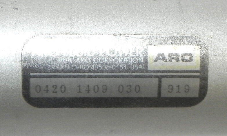 ARO FLUID POWER 0420 1409 030 CYLINDER 04201409030919