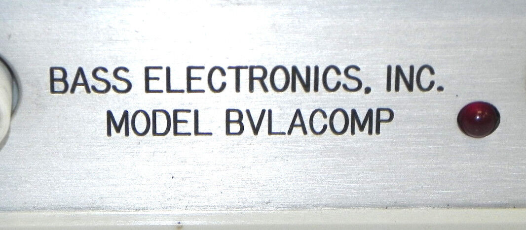 BASS ELECTRONICS MODEL BVLACOMP