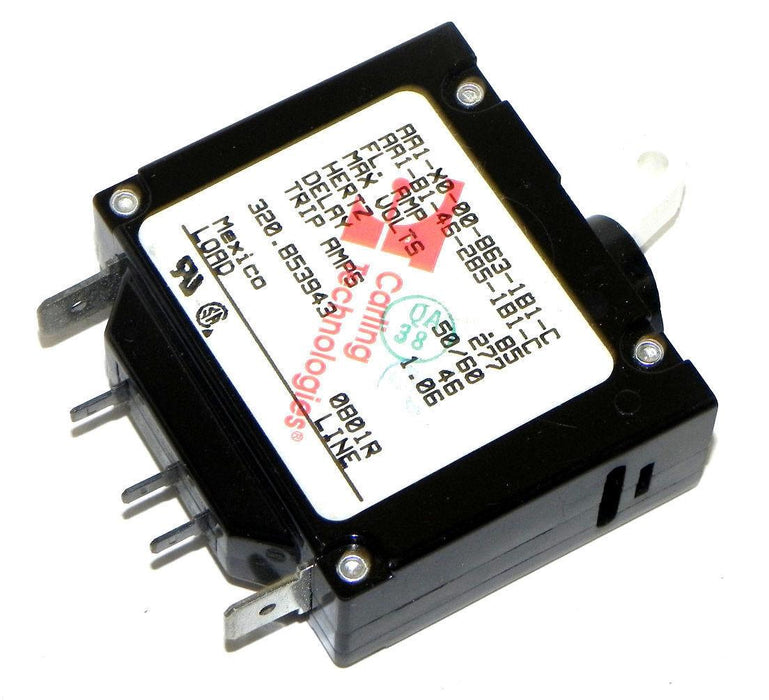 NIB CARLING TECHNOLOGIES AA1-X0-00-863-1B1-C TRIP AMPS 1.06, 320.853943