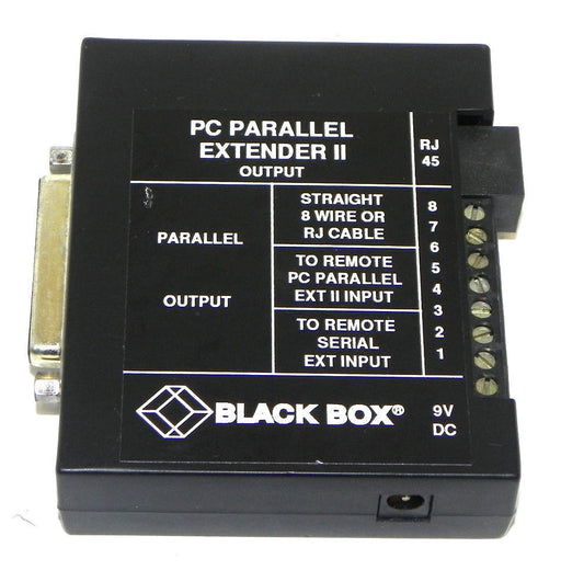 BLACK BOX PI322A PC PARALLEL EXTENDER II 9VDC