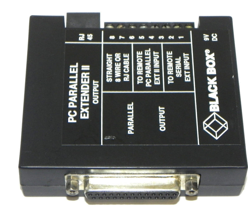 BLACK BOX PI322A PC PARALLEL EXTENDER II 9VDC