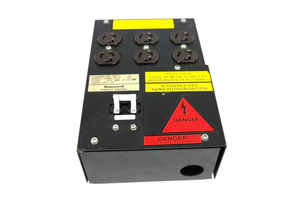 HONEYWELL 51400808-100 REV. P POWER ENTRY CONSOLE 120VAC 60HZ 15A 51400808100
