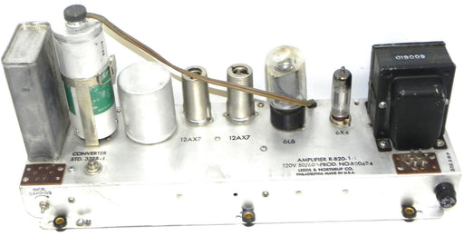 LEEDS & NORTHRUP R-820-1-1 AMPLIFIER R-820-1 PROD. NO. 800624 120V 50/60HZ