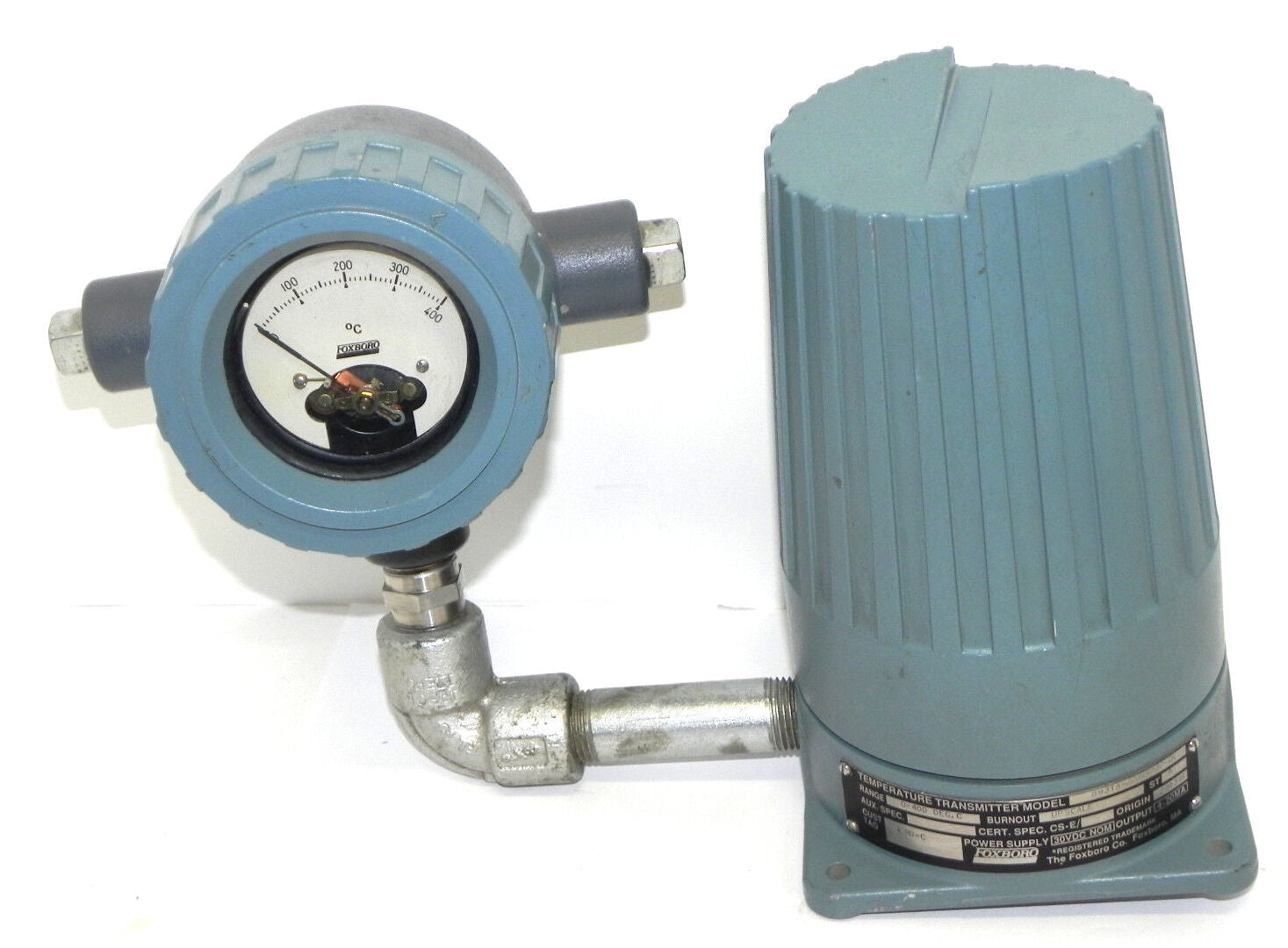 FOXBORO 893TA-JCUSN000-CK TEMPERATURE TRANSMITTER RANGE: 0-400 DEG. C