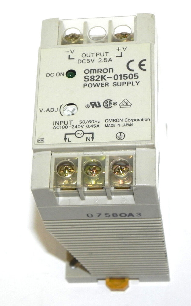 OMRON S82K-01505 POWER SUPPLY S82K01505 AC100-240V 0.45A
