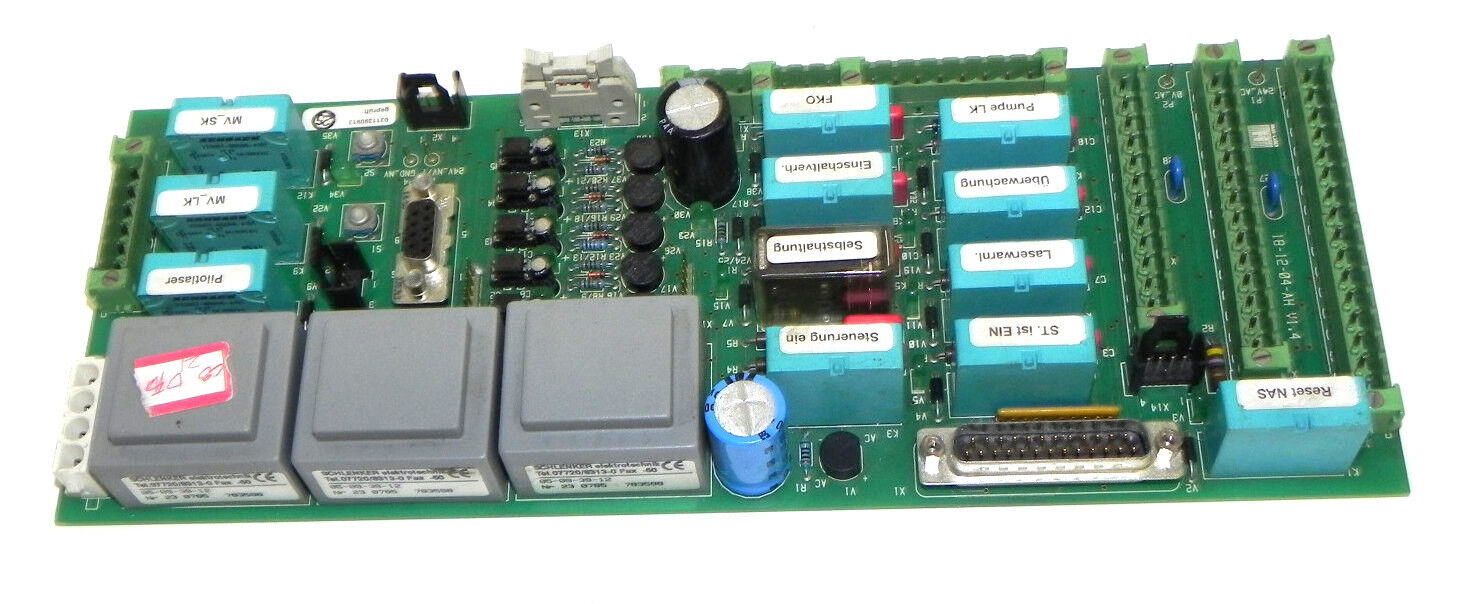 HASS LASER 18-12-04-AH V1.4 CONTROL BOARD 181204AH, 18-12-04-00/01, 18-12-04-LS