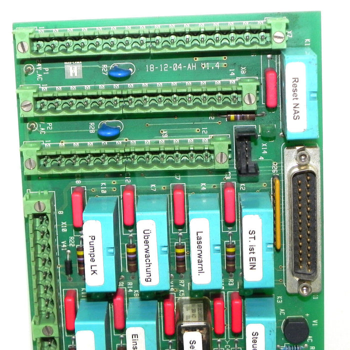 HASS LASER 18-12-04-AH V1.4 CONTROL BOARD 181204AH, 18-12-04-00/01, 18-12-04-LS