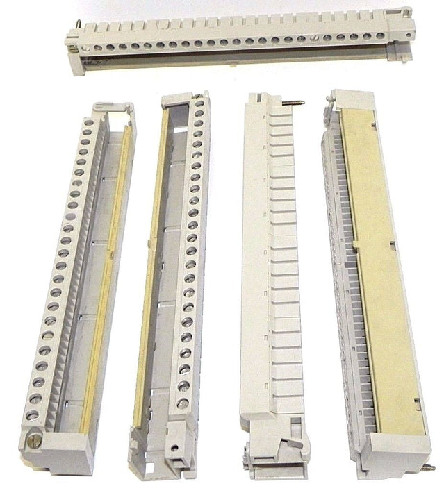 LOT OF 5 SIEMENS 1NEZ-811-0200 PLC TERMINAL STRIPS 1NEZ8110200