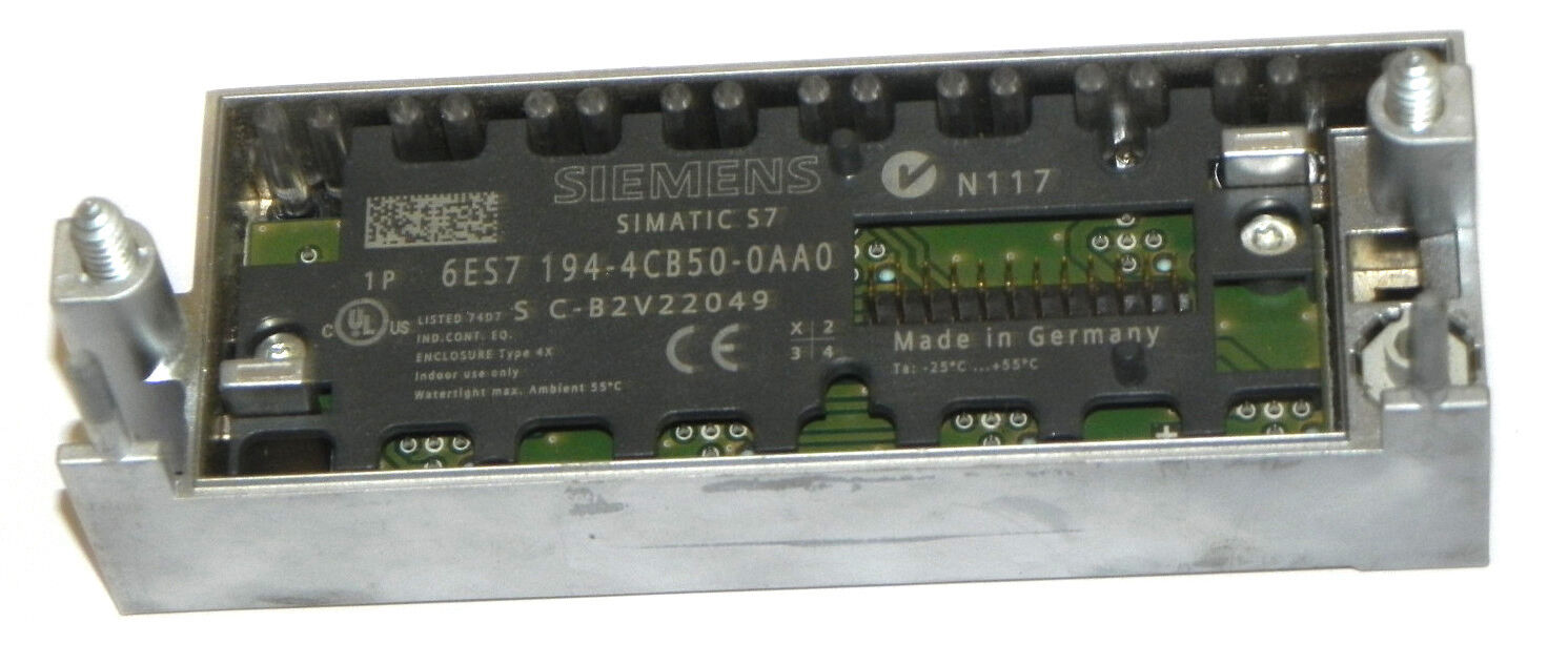 SIEMENS 6ES71944CB500AA0 CONNECTING MODULE 6ES7-194-4CB50-0AA0