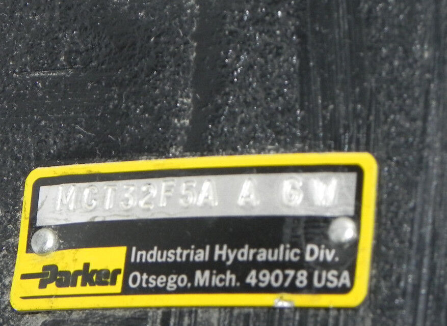 PARKER MCT32F5A A GW VALVE MCT32F5AAGW