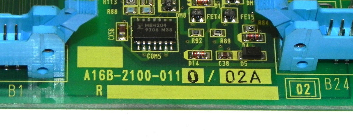 FANUC A16B-2100-0110/02A TOP BOARD FOR SERVO AMPLIFIER A16B-2100-0110