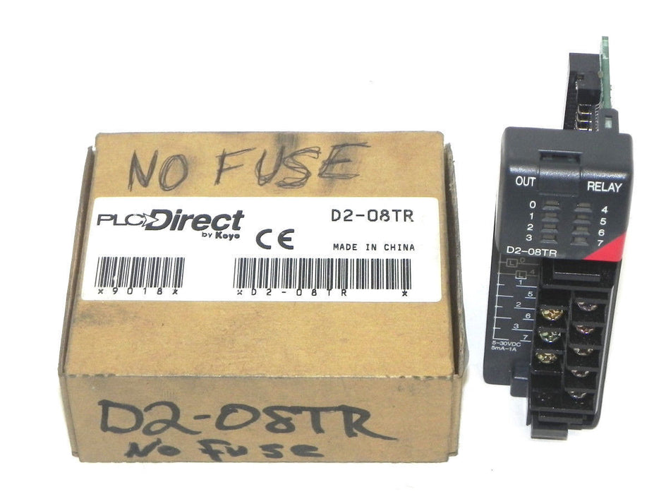 AUTOMATION DIRECT D2-08TR 8 POINT RELAY MODULE D208TR