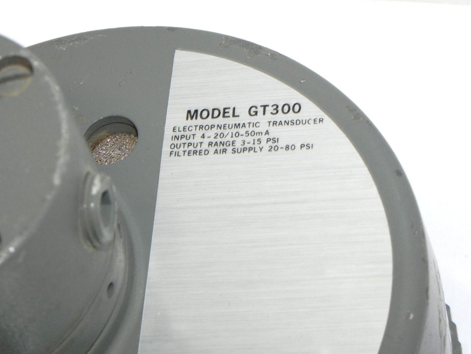 ITT CONOFLOW MODEL GT3000 ELECTROPNEUMATIC TRANSDUCER OUTPUT RANGE 3-15 PSI