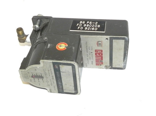 UNITED ELECTRIC TYPE H60 MODEL 9883, INCLUDES AIR PRESSURE SWITCH H60 MODEL 9885