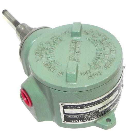 ASHCROFT T7 T7.T S SNAP ACTION SWITCH T7T7TS, 15A, RANGE: 150-260 DEG. F