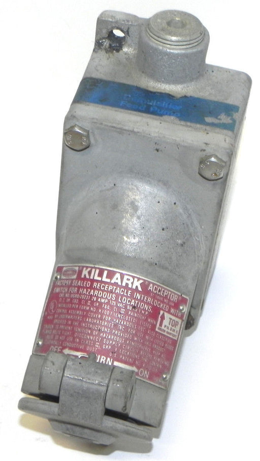 HUBBELL UGR02-0231 KILLARK ACCEPTOR 20AMO, 125VAC, 60HZ, 1 H.P. UGR020231