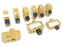 LOT OF 9 WEIDMULLER TERMINAL FUSE HOLDER SAKS4, 16A, 400V, 10MM2