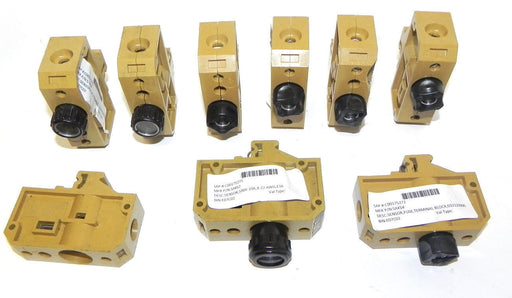 LOT OF 9 WEIDMULLER TERMINAL FUSE HOLDER SAKS4, 16A, 400V, 10MM2