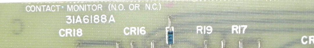 CONTACT MONITOR 31A6188A BOARD 140414-80 174, 31A7409D