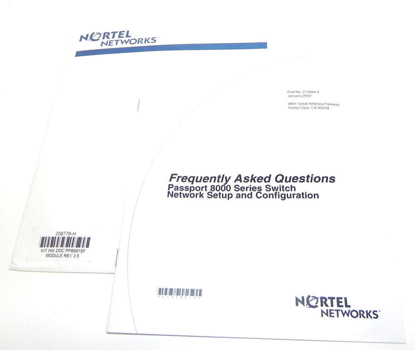 NIB NORTEL 8691SF/256 PASSPORT W/256MB MEMORY MODEL DS1404090, 211654-A HDW: 5