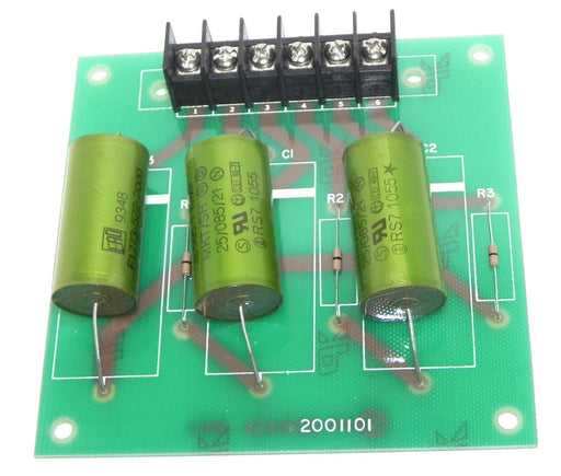 NEW W/C 2001101 CIRCUIT BOARD W/ 3 EAO F1773-522-200 CAPACITORS