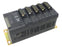 GE FANUC IC610CHS100B RACK W/ POWER SUPPLY AND 5 IC610MDL101A INPUT MODULES