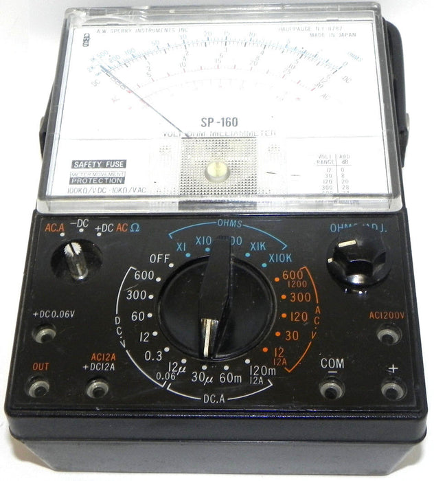 A.W. SPERRY INSTRUMENTS INC. SP-160 VOLT-OHM-MILLIAMMETER SP160