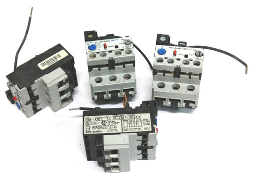 LOT OF 4 ALLEN BRADLEY 193-A2C1 OVERLOAD RELAYS 193A2C1, SER. A, TRIP CLASS 20