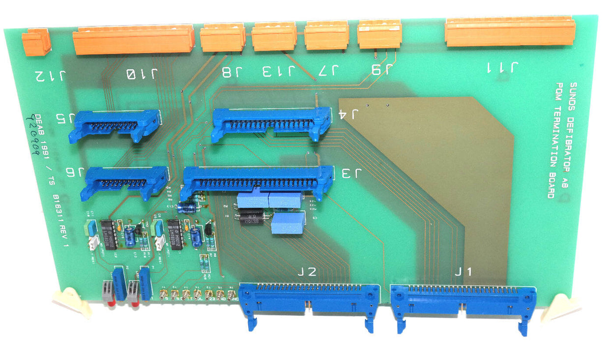SUNDS DEFIBRATOR AB PQM TERMINATION BOARD DEAB 1991 / TS B16311 REV 1, 9007750