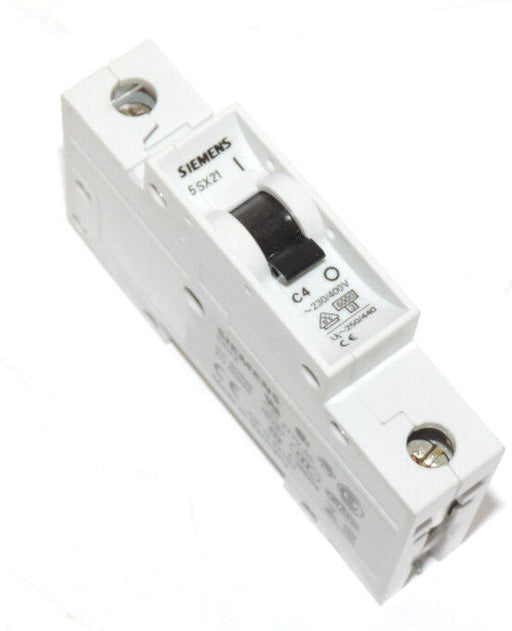 LOT OF 4 SIEMENS 5SX2 C4 CIRCUIT BREAKER 5SX2C4 5SX21-C4 5SX21C4