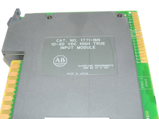 ALLEN BRADLEY 1771-IBN HIGH TRUE INPUT MODULE 10-30 VDC, 1771IBN