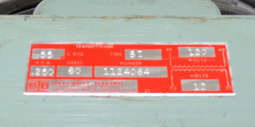 HEVI DUTY ELECTRIC CO 1124064 TRANSFORMER WITH HUBBELL TWIST LOCK