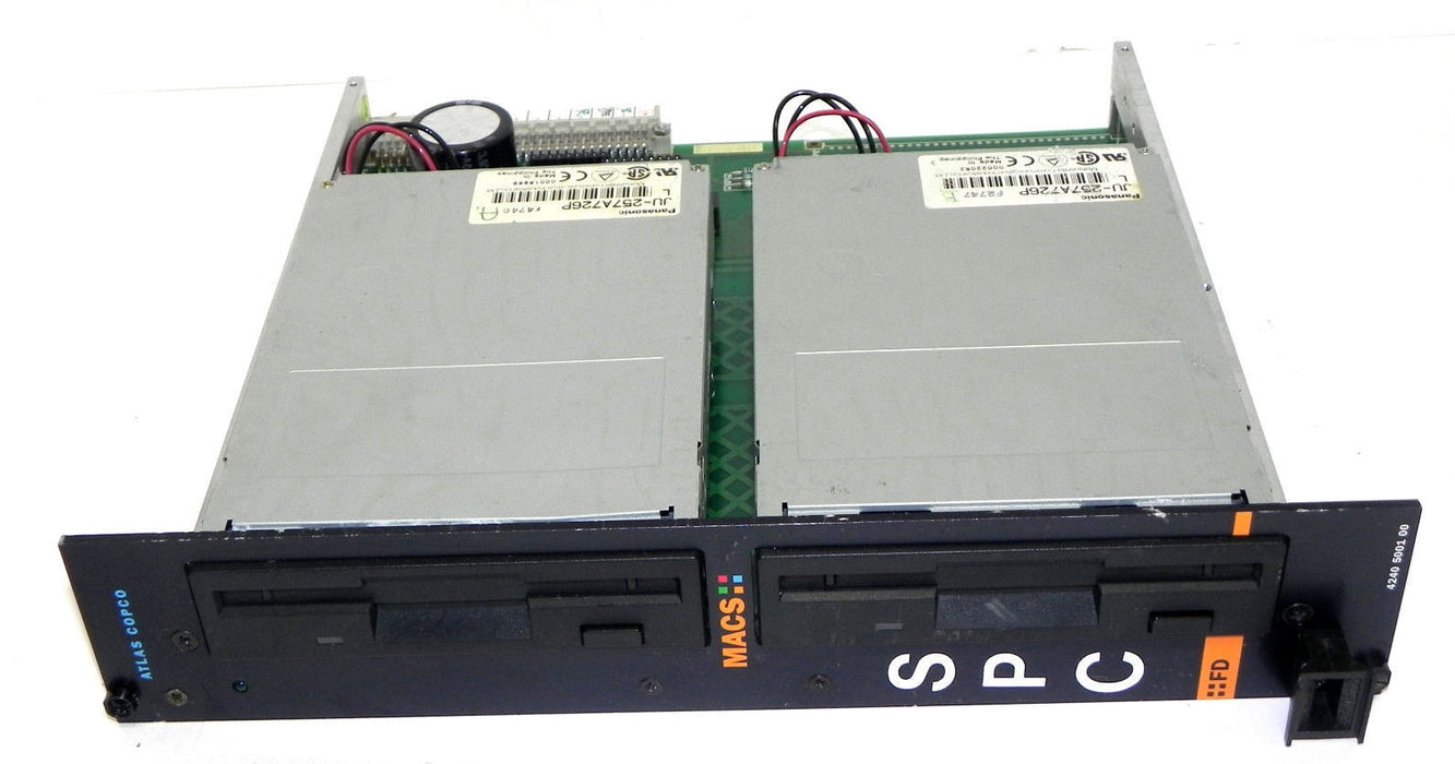 ATLAS COPCO 4240 5001 00 FLOPPY DISK MODULE A PANASONIC DRIVE JU-257A726P