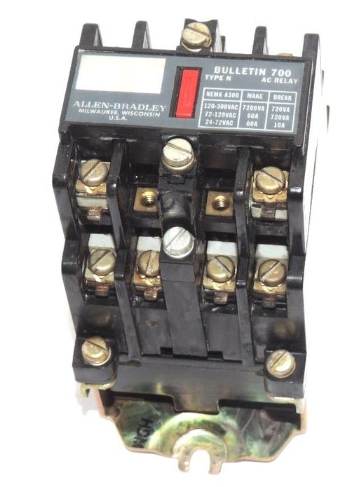 ALLEN BRADLEY 700-N600A1 INDUSTRIAL RELAY 700N600A1 SER. C WITH 84AB86 COIL