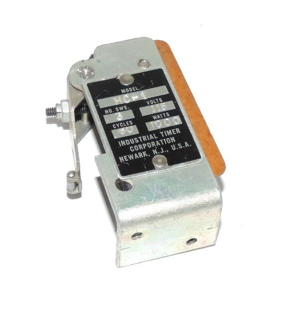 HONEYWELL MODEL MC-1 MICRO SWITCH MC1