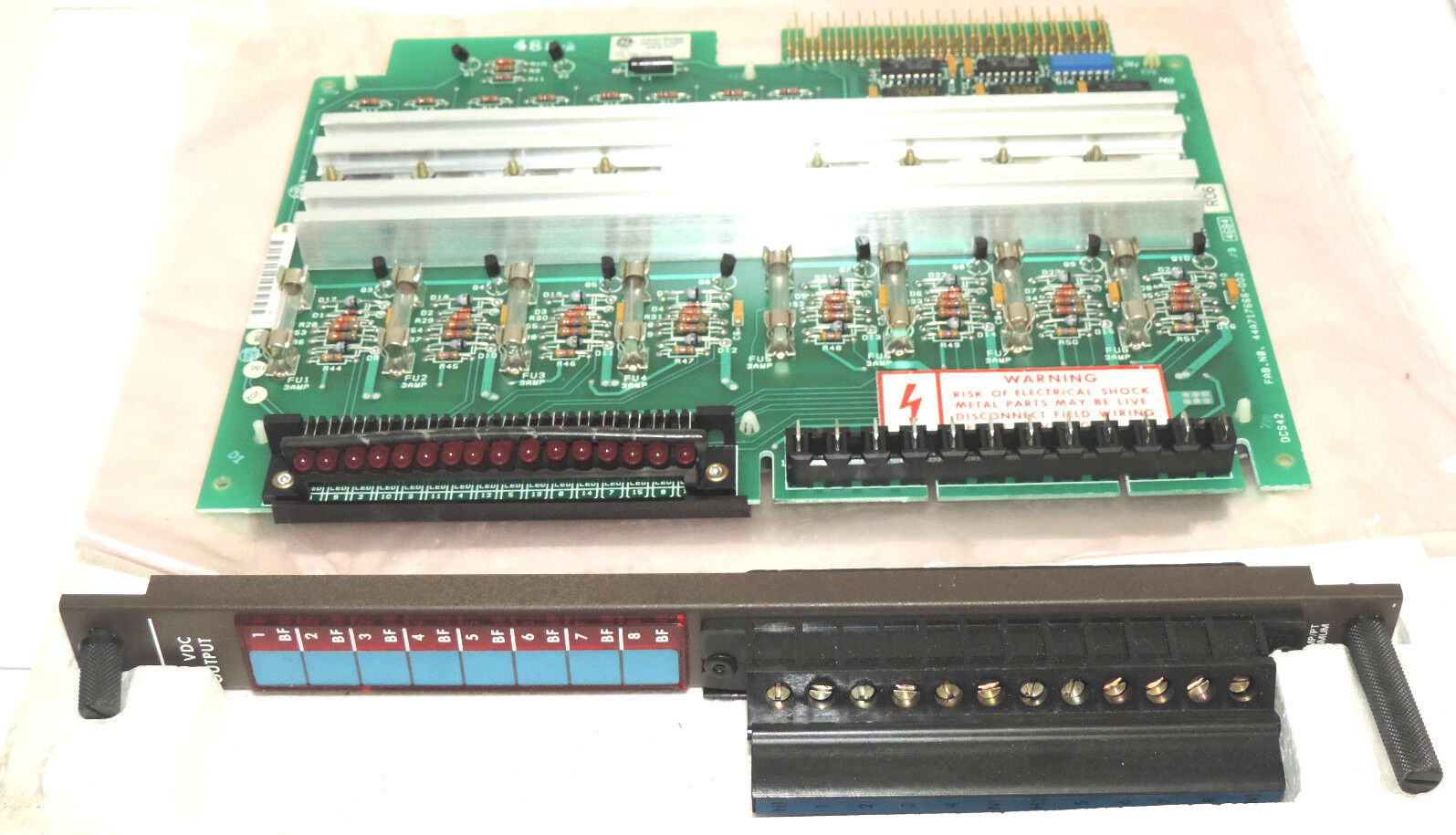 GE FANUC IC600YB908B OUTPUT BOARD 24VDC, 2 AMP, SRCE OUT