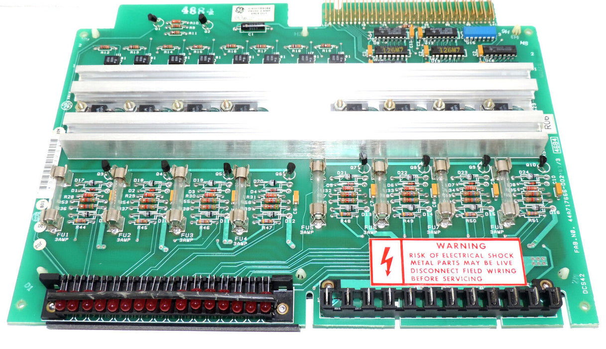 GE FANUC IC600YB908B OUTPUT BOARD 24VDC, 2 AMP, SRCE OUT