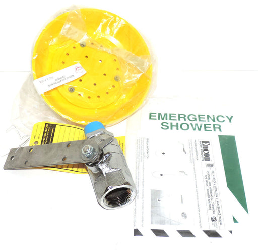 NEW ENCON 1054003 EMERGENCY VERTICAL AND HORIZONTAL OVERHEAD PIPE MOUNT SHOWER