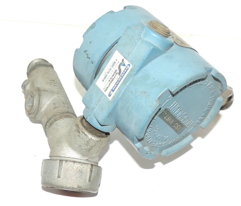 ROSEMOUNT I144G0120A22 CONTROL TRANSMITTER W/ CROUSE-HINDS LBY235 CONDUIT ELBOW