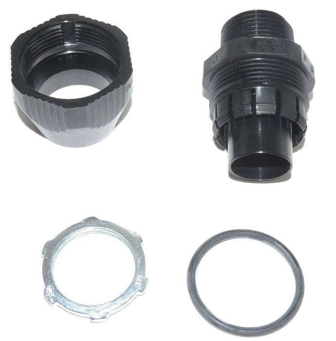 LOT OF 4 NEW THOMAS & BETTS 1" LIQUID TIGHT BULLET CONNECTORS FNMC-B