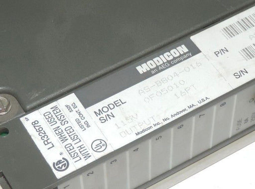 MODICON AS-B804-016 115VAC OUTPUT MODULE ASB804016