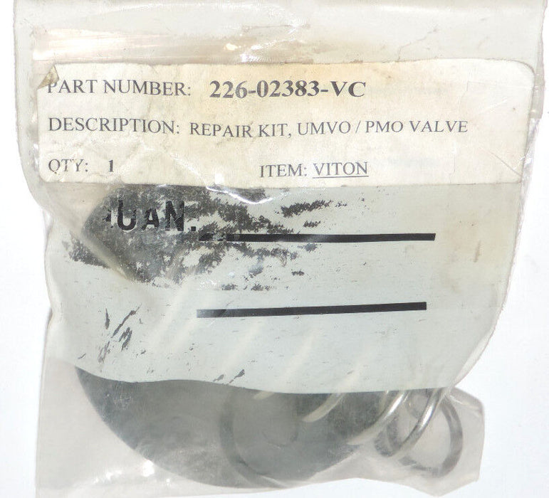NEW VITON 226-02383-VC 3" UMVO/PMO VALVE REPAIR KIT 22602383VC
